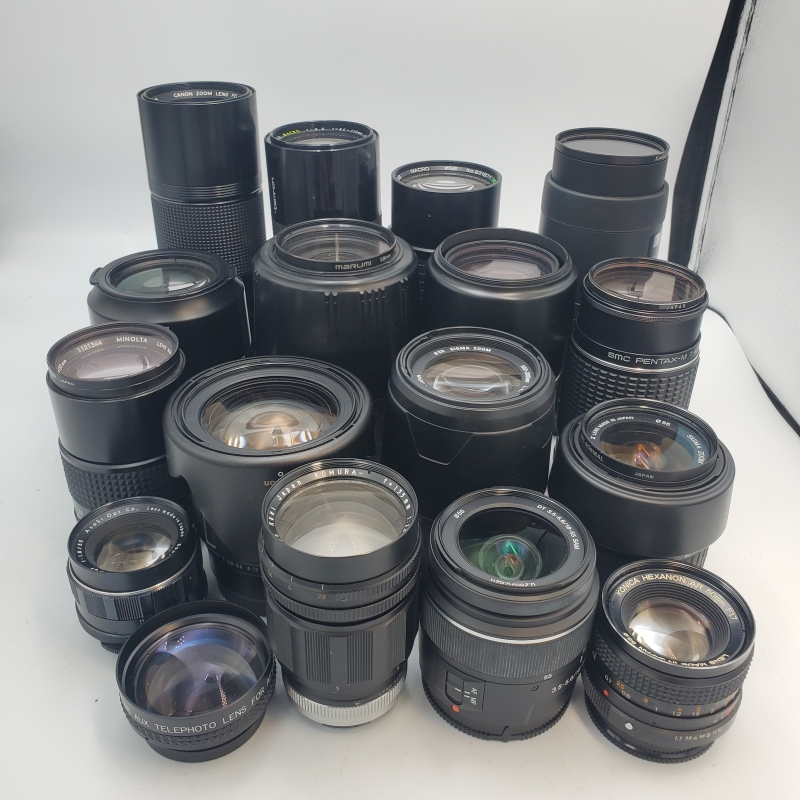 【ジャンク】 カメラ レンズまとめ売り　MINOLTA PENTAX SONY等 ジャンク】 カメラ レンズまとめ売り MINOLTA PENTAX SONY等