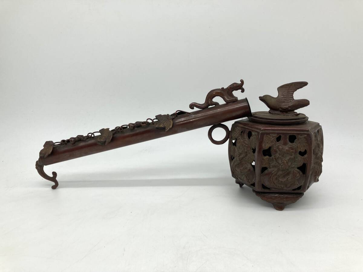 ＠　矢立　香炉　墨入れ　銅製　骨董品 矢立 香炉 墨入れ 銅製 骨董品の通販 by ゆ～み's shop｜ラクマ