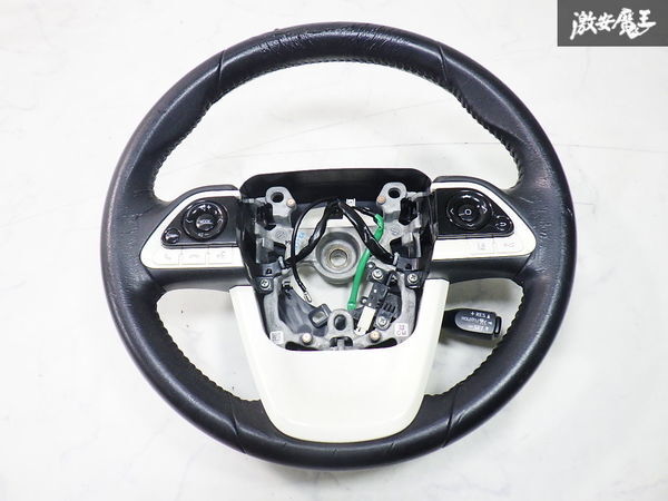 R3399IS トヨタ プリウス ZVW55 純正 ハンドル ステアリングホイール レザー H28年 2025年最新Yahoo!オークション -プリウス ハンドルの中古品・新品