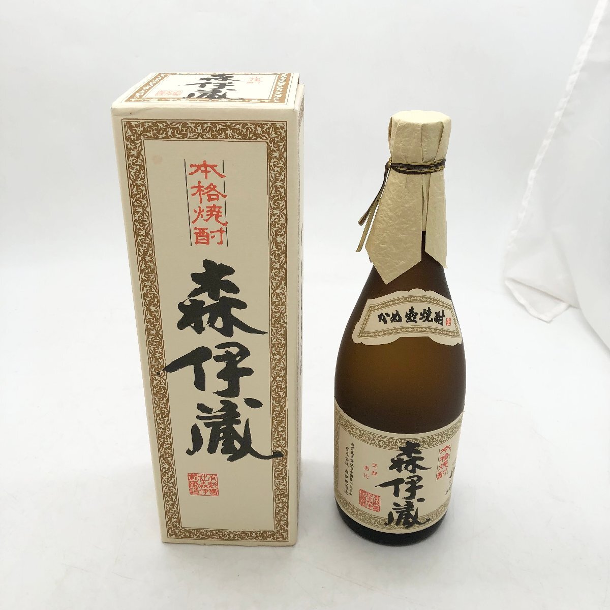 ▽ 未開封 本格焼酎 森伊蔵720ml イモ焼酎 箱付き 新品未開封 森伊蔵 本格焼酎 専用箱付き 720ml 希少 ②