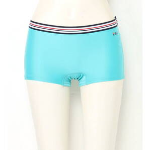 【Mサイズ】新品 FILA フィラ レディース ボクサーパンツ インナー 水陸両用 ヨガウェア 水着 スポーツ フィットネス 316238 ターコイズ
