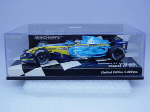 MINICHAMPS 1/43 RENAULT F1 TEAM R26 FRANCE GP 2006 #1 F.ALONSO ルノー F.アロンソ フランスGP