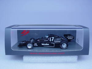 spark 1/43 Shadow DN5B Spain GP 1976 #17 J-P.Jarier シャドウ J-P.ジャリエ スペインGP 追加デカール付き