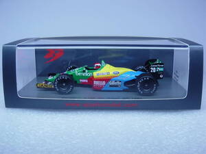 spark 1/43 Benetton B188 4th Brazill GP 1989 Johny Harbert ベネトン ジョニー・ハーバート ブラジルGP 追加デカール付き