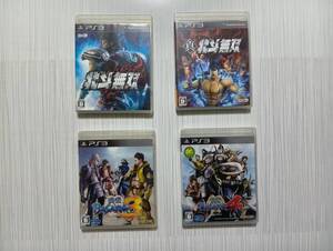 ps3 4本セット   北斗無双  真・北斗無双   戦国バサラ3  戦国バサラ4