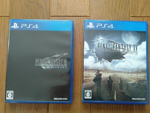 PS4ソフト2本セット/ファイナルファンタジーⅦ リメイク+ファイナルファンタジー15/送料無料