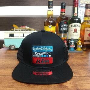 Gopro ゴープロ KTM キャップ CAP 黒 平つば メッシュ ユーチューブ YouTube 動画 撮影 映像 カメラ アウトドア