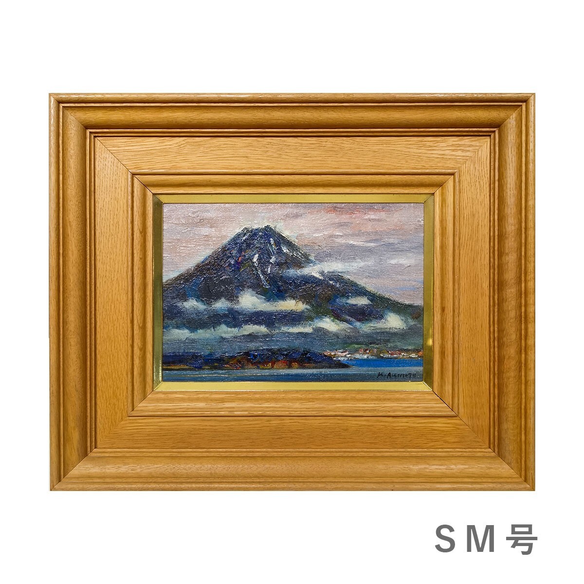 【値下げ】風景画　油絵　田中一村　大型絵画　額付き　手描き　肉筆 大型絵画 風景 田中一村【 奄美の杜 】手描き 肉筆 額付き 田中一村