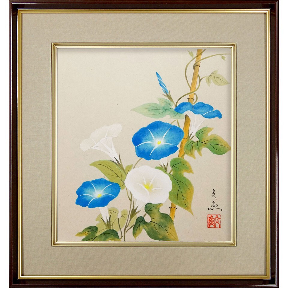 朝顔　日本画　絵画　金箔　池田彰彦 2025年最新】Yahoo!オークション -絵画 日本画 あさがおの中古品・新品