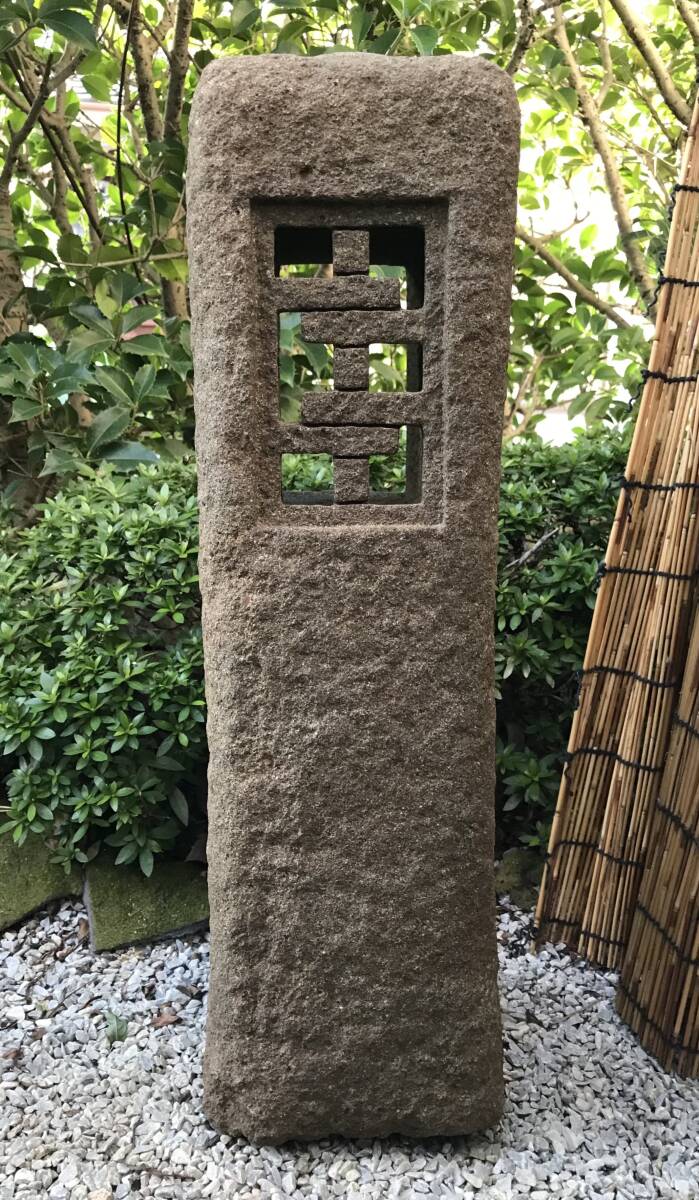 【天然自然石・石灯篭・道しるべ灯篭・露地庭坪庭灯篭】庭石オブジェ箱庭苔玉箱庭飾り 天然自然石・石灯篭・道しるべ灯篭・露地庭坪庭灯篭】庭石オブジェ箱庭