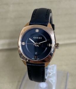 1円スタート GUCCI グッチ クオーツ レディース腕時計 文字盤 シルバー 142.5 動作確認未 【1023A16】