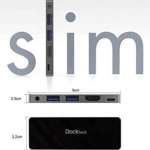 USB C ハブ 3.5mmヘッドフォンジャック搭載 5in1ハブ iPad