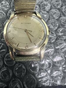 WITTNAUER ウィットナー 手巻き 腕時計 スイス製 10K GOLD FILLED D&A ヴィンテージ/アンティーク