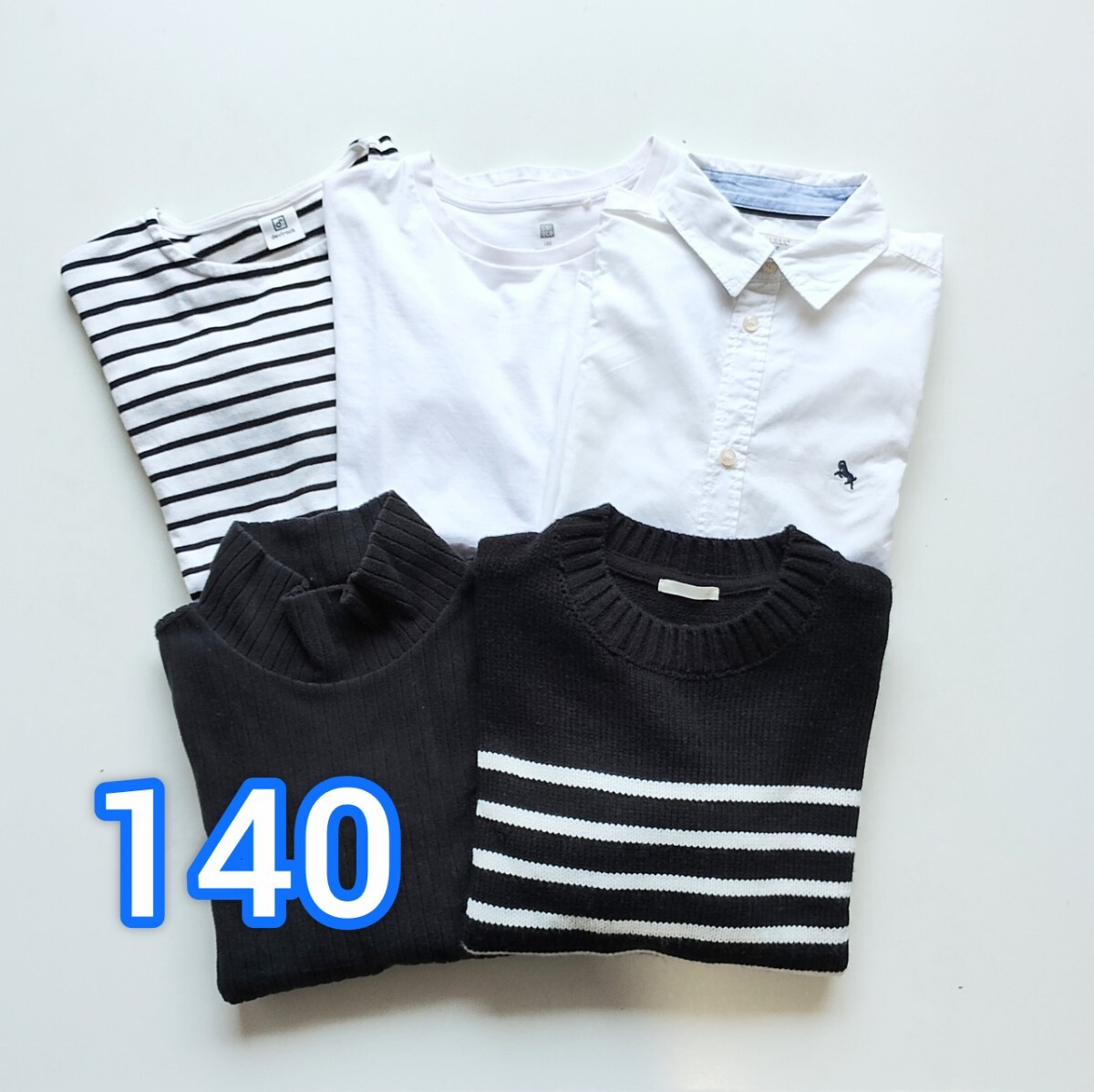 ★140サイズ　まとめ　男の子　長袖　Tシャツ　トップス　セーター　秋　冬