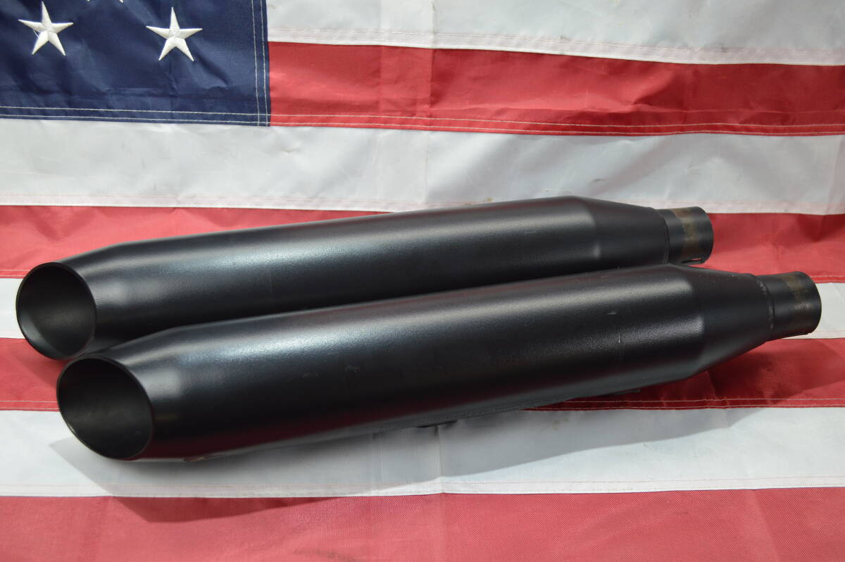 北米マフラー（バロニーカット）スポーツスター専用（マットブラック） Yahoo!オークション -「スポーツスター 北米 バロニー