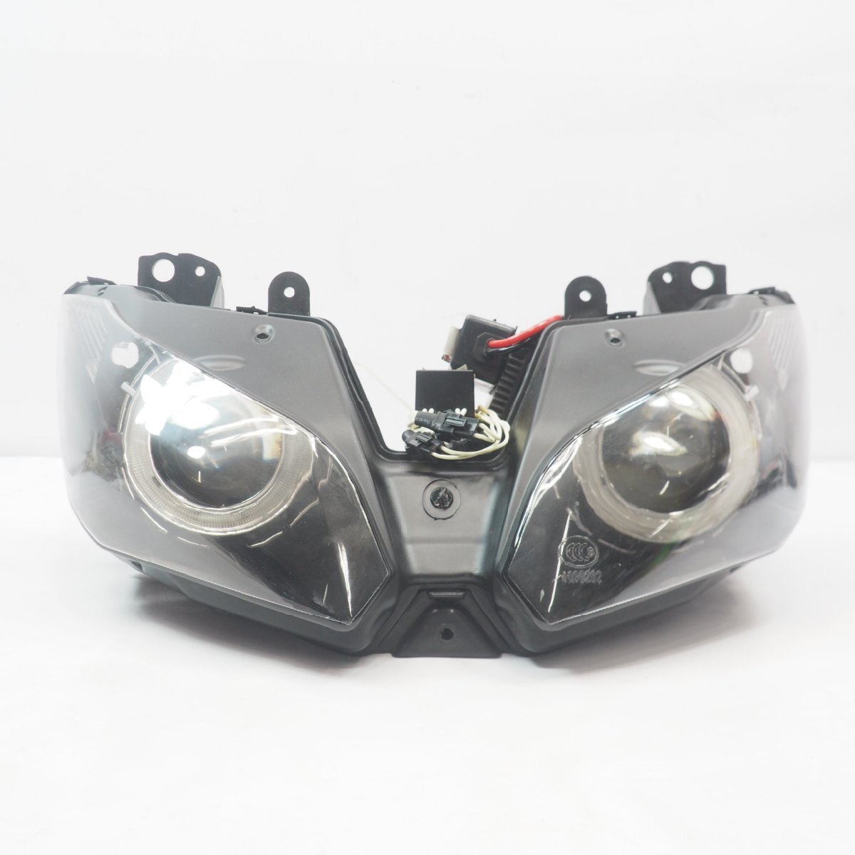 kawasaki NINJA250 EX250L プロジェクター ヘッドライト Amazon | KKM 適合車種： ヘッドライト LED エンジェルアイHID