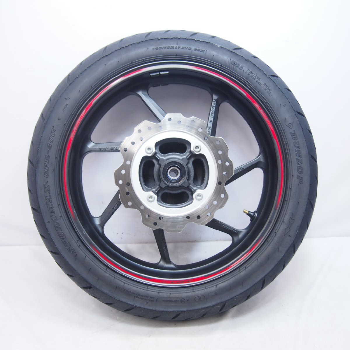 cbr250rr ホイール 鍛造ボディ]RCB高剛性鍛造アルミホイール前後セット黒 CBR250RR