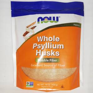 サイリウムハスク 全粒オオバコ殻 454g NOW Foods ナウフーズ【新品・送料込】