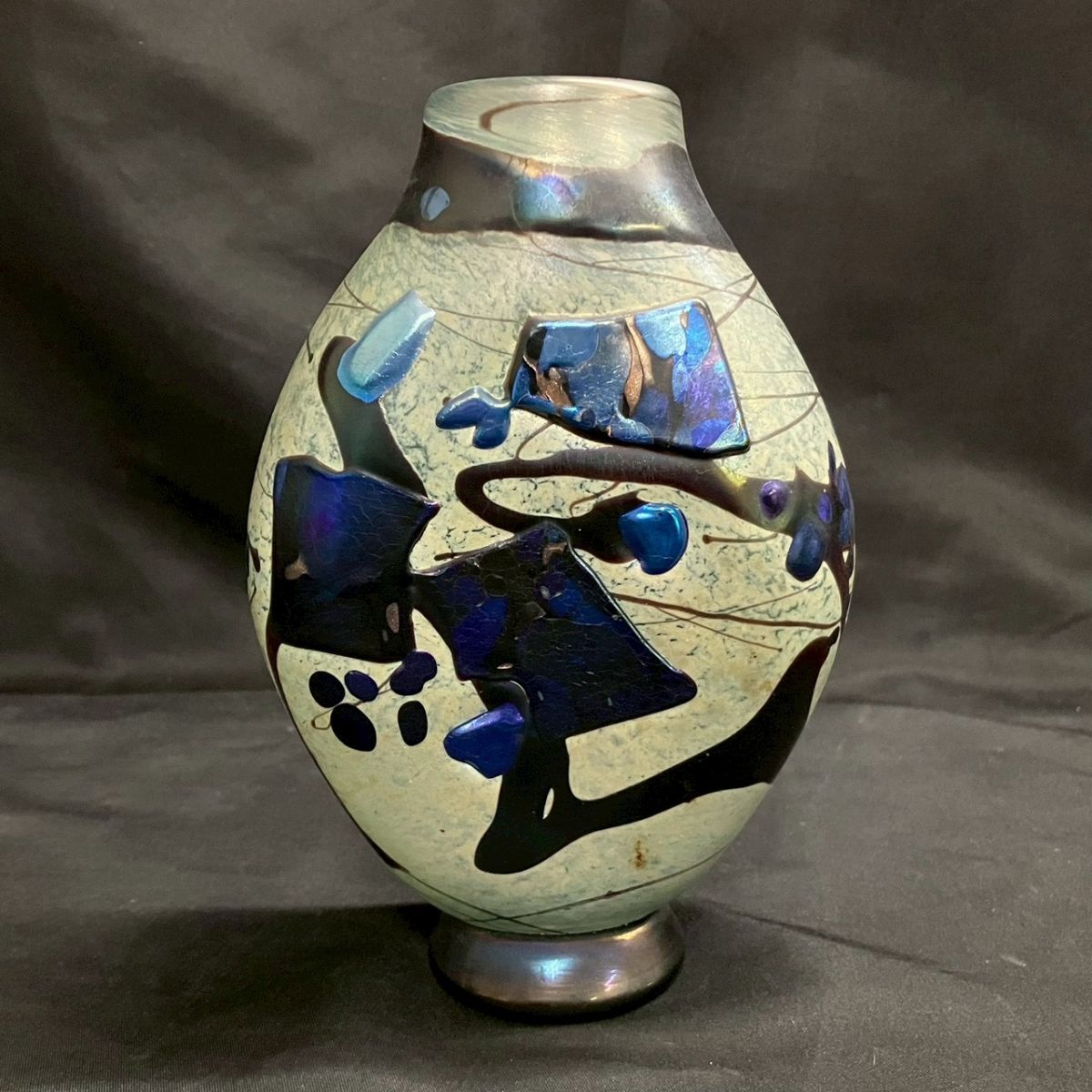 ガラス 花瓶 花器 在銘 硝子アンティーク 飾壺 西洋美術 ガラス工芸 ガラス 花瓶 花器 在銘 硝子アンティーク 飾壺 西洋美術 ガラス