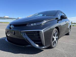 総額表示 売切 業オク評価4.5 ミライ MIRAI H28 検R9年10月 5万キロ 9型純正SDナビ プリクラ 全席ヒーター付き合皮シート 4眼LED Lクル-ズ