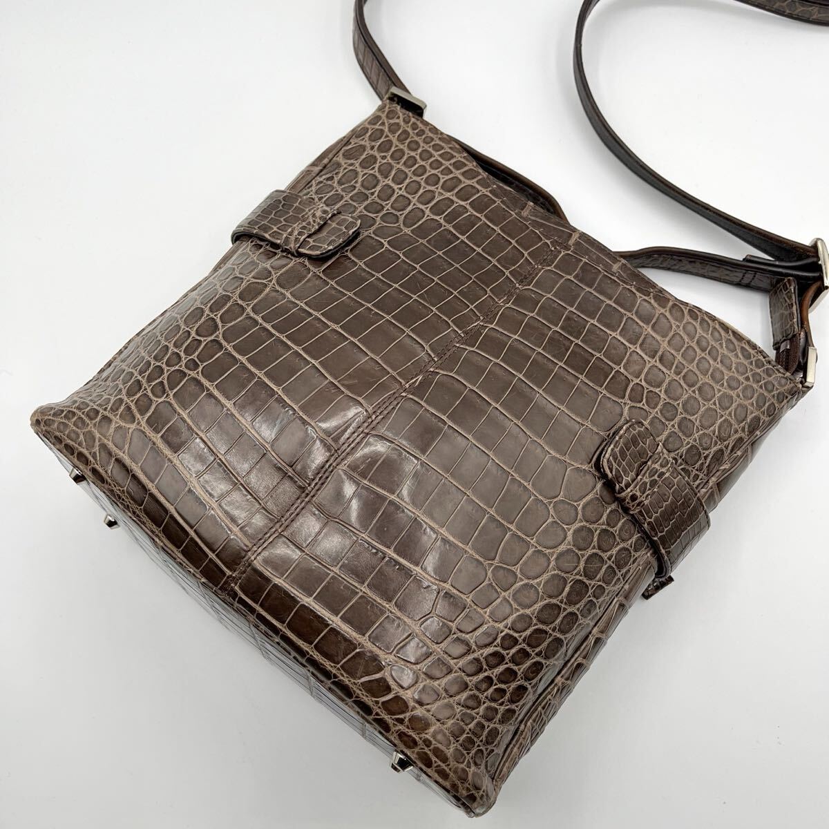 【未使用】グレ　gres 　クロコダイル　本革　ハンドバッグ 楽天市場】【GRES PARIS】グレクロコダイル ハンドバッグ