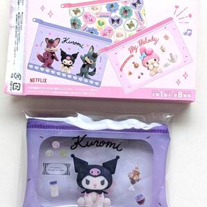 ■最終値下げ!送料無料!Netflixシリーズ「My Melody & Kuromi」クリアポーチ コレクション マイメロディ クロミ 財布 ミニポーチ sanrio