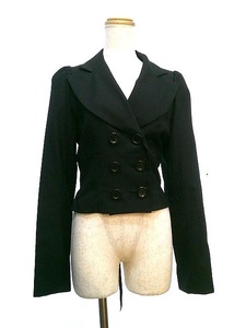 BPN Wボタンレースアップリボンジャケット ショート BLACK PEACE NOW ブラックピースナウ ゴシック