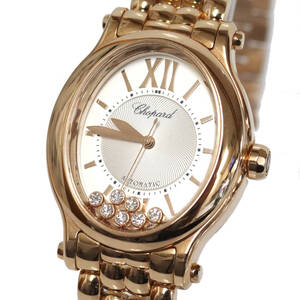 Chopard happy спорт овальный (275362-5004) чистое золото 18K rose Gold 750PG AT