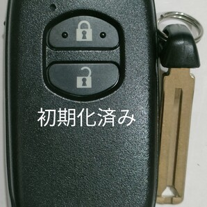 初期化済スバル純正スマートキー2ボタン基盤番号271451-5300ノーカットキー付き新品電池サービス 1
