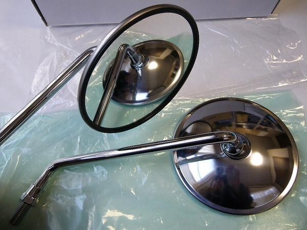 ★CLASSICミラー 10mm 正ネジSET！【ハイクオリティレンズ】 ＊RG