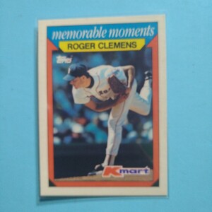 1988 Topps Kmart m-m ROGER CLEMENS ロジャー・クレメンス Bレッドソックス