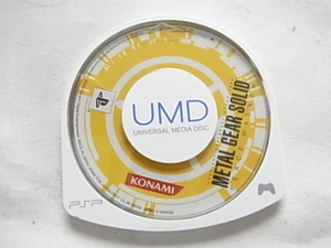 メタルギアソリッドピースウォーカーMETAL GEAR SOLID PEACE WALKER UMDディスク 2010年KONAMI発売 PSP PlayStationPortable