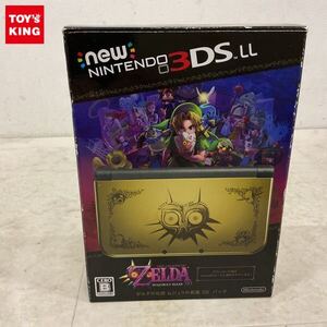 1円〜 動確/初期化済 ソフトDL不可 Newニンテンドー3DS LL RED-001 ゼルダの伝説 ムジュラの仮面 3D パック