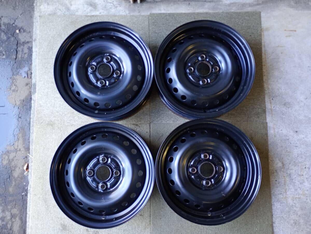 N-BOX純正 14インチ スチールホイール＆カバー＋ブリジストン NEWNO 良品 ホンダ純正 N-BOX 純正14インチ スチールホイール 4 5J+45