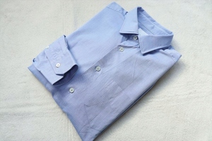 Paul Smith ポールスミス メンズ 長袖 コットンシャツ ドレスシャツ L 水色