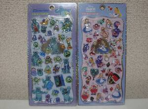 新品☆ALICE in WONDERLAND × MONSTERS プチドロップスステッカ-☆2つセット☆ディズ二-