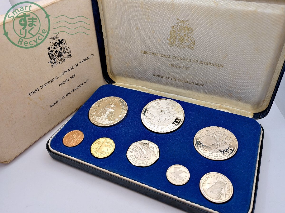 フランクリンミント　バルバドス島　史上初の公式貨幣 Yahoo!オークション -「バルバドスコイン」の落札相場・落札価格