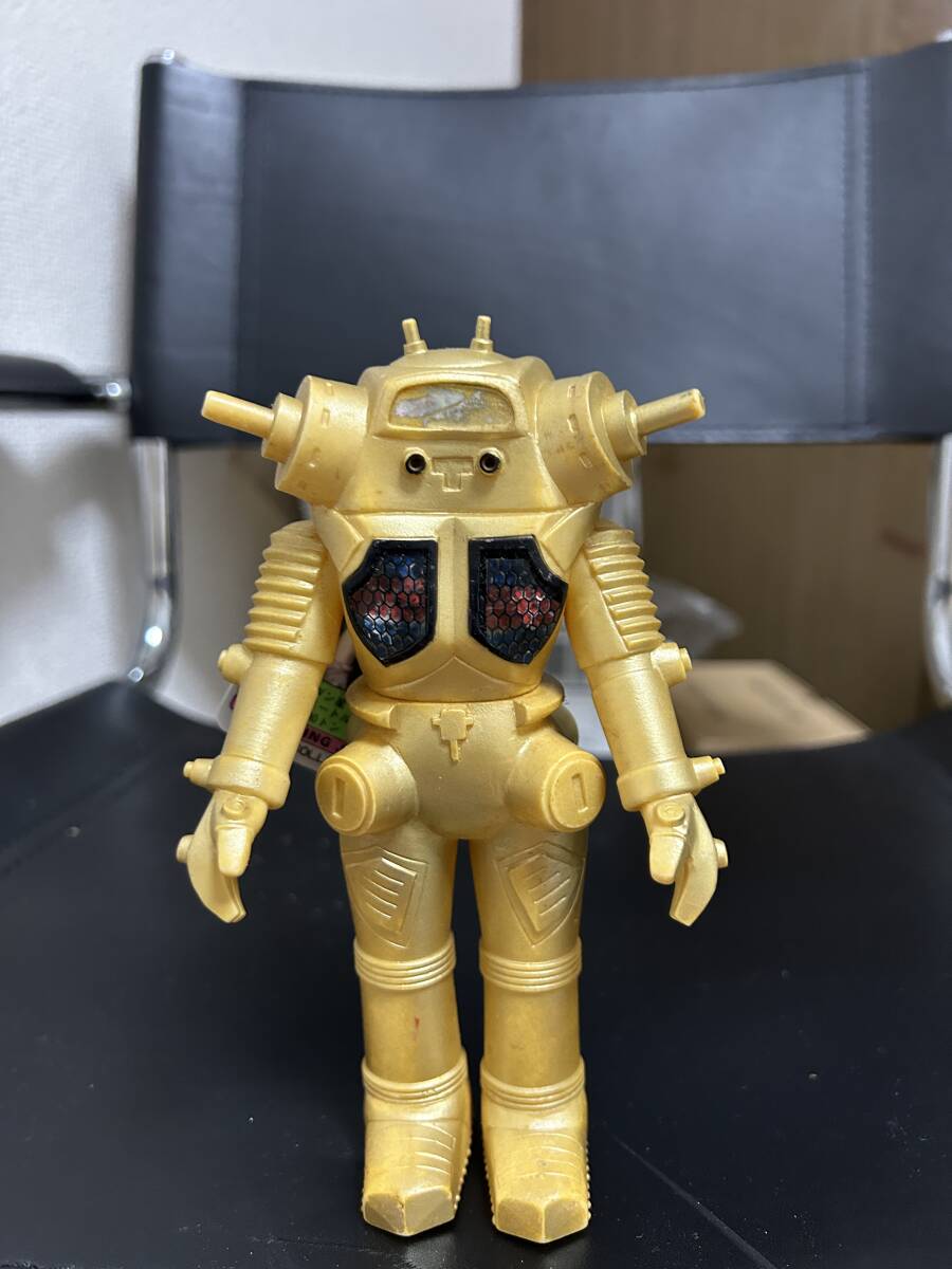 宇宙ロボット キングジョー ソフビ 人形　1983年　タグ無 バンダイ キングジョー
