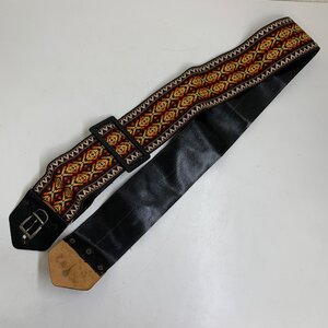 【ギターストラップ】GUITAR STRAP 刺繍 ① 〇