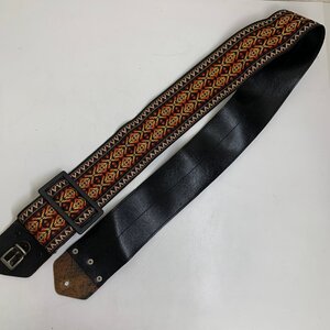 【ギターストラップ】GUITAR STRAP 刺繍 ② 〇
