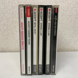 【CD】ACCEPT アクセプト まとめて5点 RUSSIAN ROULETTE / HUNGRY YERAS / METAL HEART / STAYING A LIFE / OBJECTION OVERRULED ★