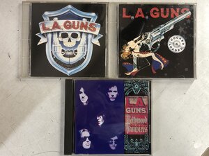 【CDまとめて3枚】L.A.GUNS /「L.A.GUNS “砲”」「コックド・アンド・ローディド」「ハリウッド・ヴァンパイアーズ」フィリップ・ルイス▲