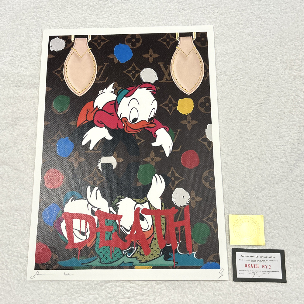 DEATH NYC 限定100枚 ラッセン 白馬 Supreme 額装済 DEATH NYC 限定100枚 ラッセン 白馬 Supreme 額装済 Dear