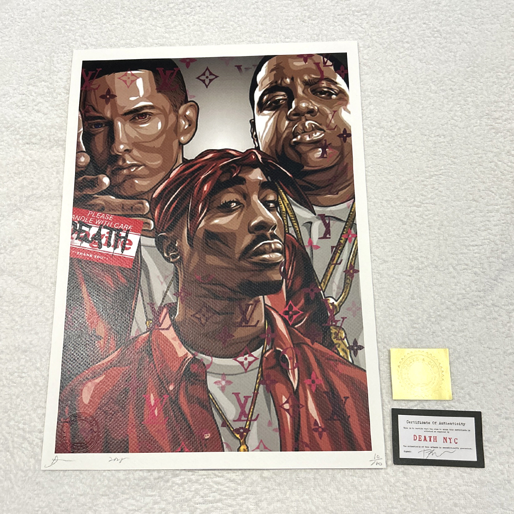 世界限定100枚 DEATH NYC 2PAC コーチェラ SUPREME 世界限定100枚 DEATH NYC 2PAC コーチェラ SUPREME 世界限定100