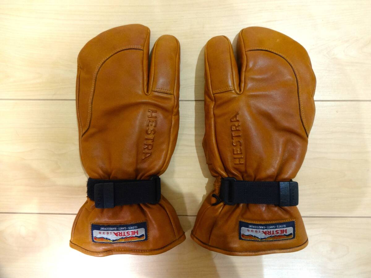 Hestra ミトン グローブ サイズ7 ブラウン/オレンジ Hestra ミトン グローブ サイズ7 ブラウン/オレンジ Hestra