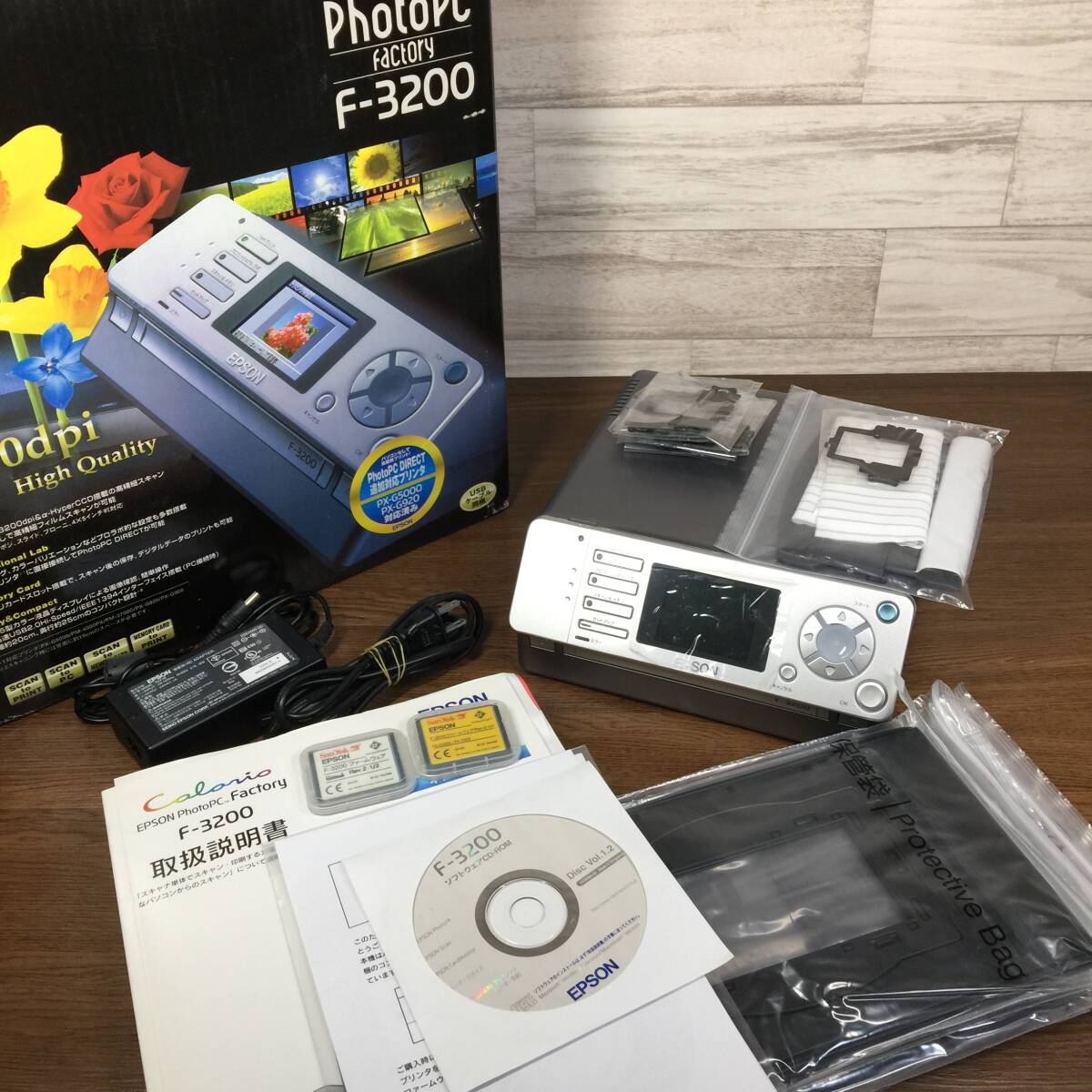 [ジャンク品]EPSON F-3200 フィルムスキャナ Yahoo!オークション -「epson f-3200」(スキャナ) (周辺機器)の落札
