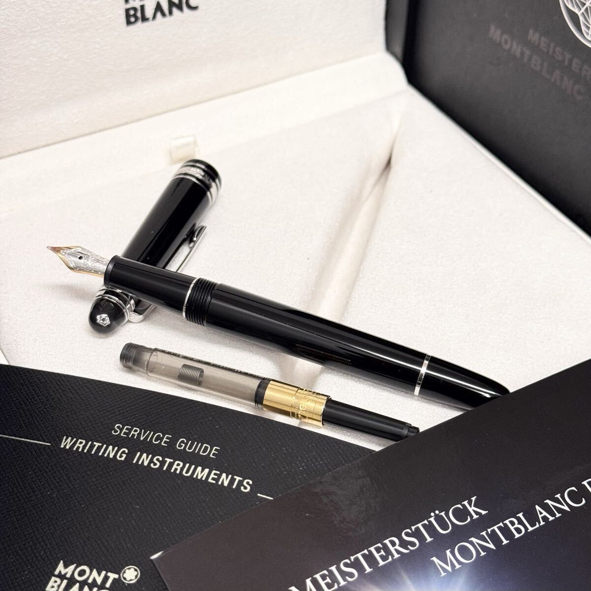 【レア未使用】モンブラン 万年筆 マイスターシュテュック CD付き 中古)MONTBLANC モンブラン 万年筆 マイスターシュテュック