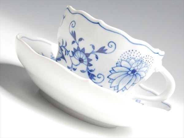 MEISSEN ブルーオニオン 三日月 21cm 2枚Set ★未使用 マイセン MEISSEN ブルーオニオン 三日月 21cm 2枚Set ☆未使用 マイセン