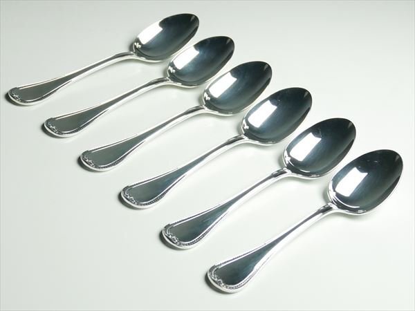 未使用　クリストフル Christofle ダノン　シルバースプーン　5本 Christofle (クリストフル) スプーンセット 酸化変色有