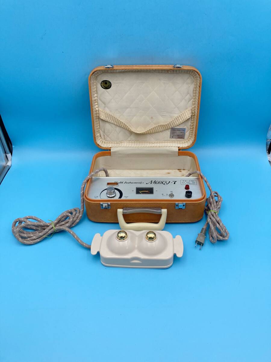 昭和レトロな健康器具 マーシーセブンデラックス 温熱治療器 Mercy-7 昭和レトロな健康器具 マーシーセブンデラックス 温熱治療器